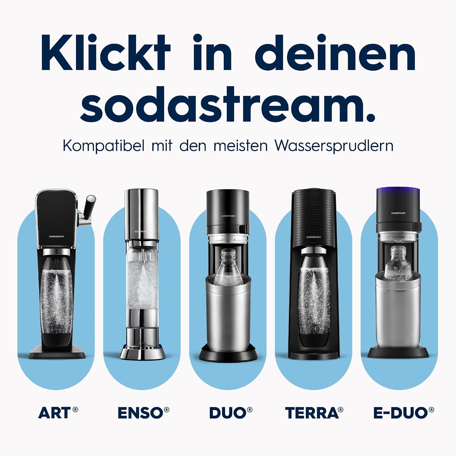 Thumbnail 4 de SodaStream Fizz & Go Edelstahl 0,9 l