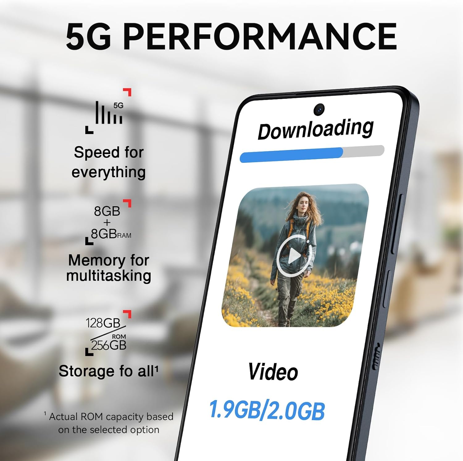 Thumbnail 6 de TCL 60 XE NXTPAPER 5G (AT&T, T-Mobile & Verizon Unlocked) Android Smartphone with Paper-Like 120Hz Display