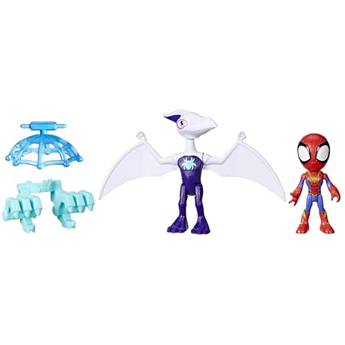 Detalle 2 de SPIDEY AND HIS AMAZING FRIENDS Dino-Webs Figuras Spider-Man y Ghostasaurus