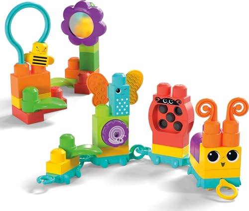 Thumbnail 4 de Mattel HKN44 Mega Bloks Tren Oruga 30 bloques sensoriales 🚂