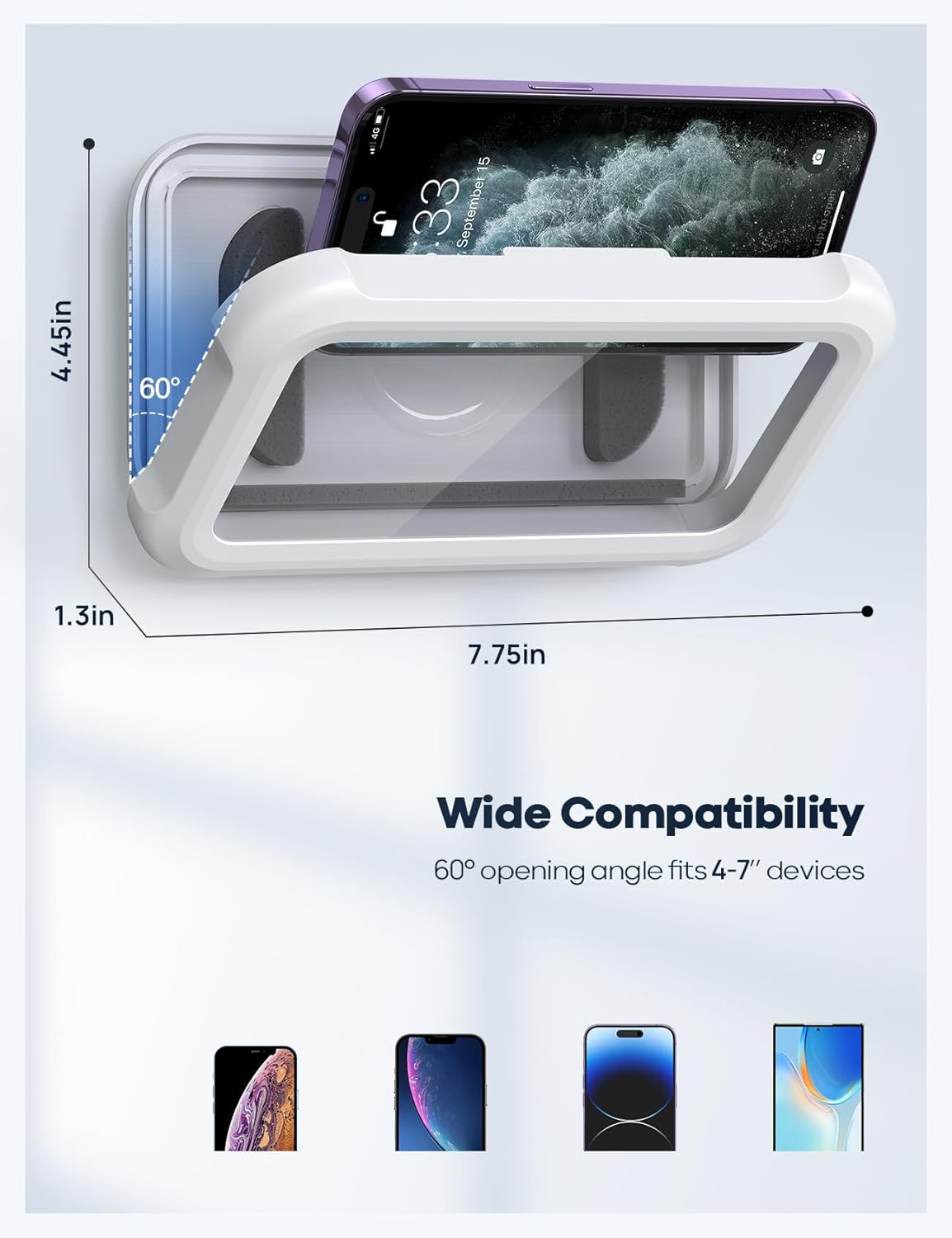 Thumbnail 5 de Lamicall Shower Phone Holder 4-7"