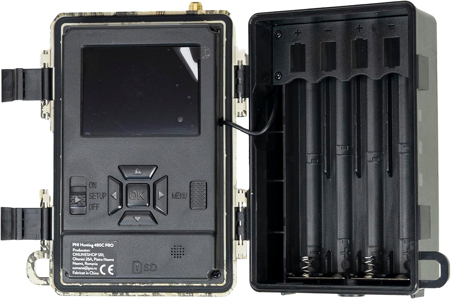 Detalle de PNI Hunting 480C PRO PNI-HU480C-PRO – kamera fotopułapka 4G, 24 MP i GPS