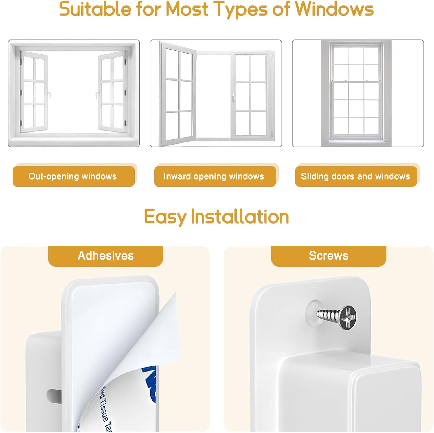 Thumbnail 2 de 2 Pack UPVC Window Locks for Safety