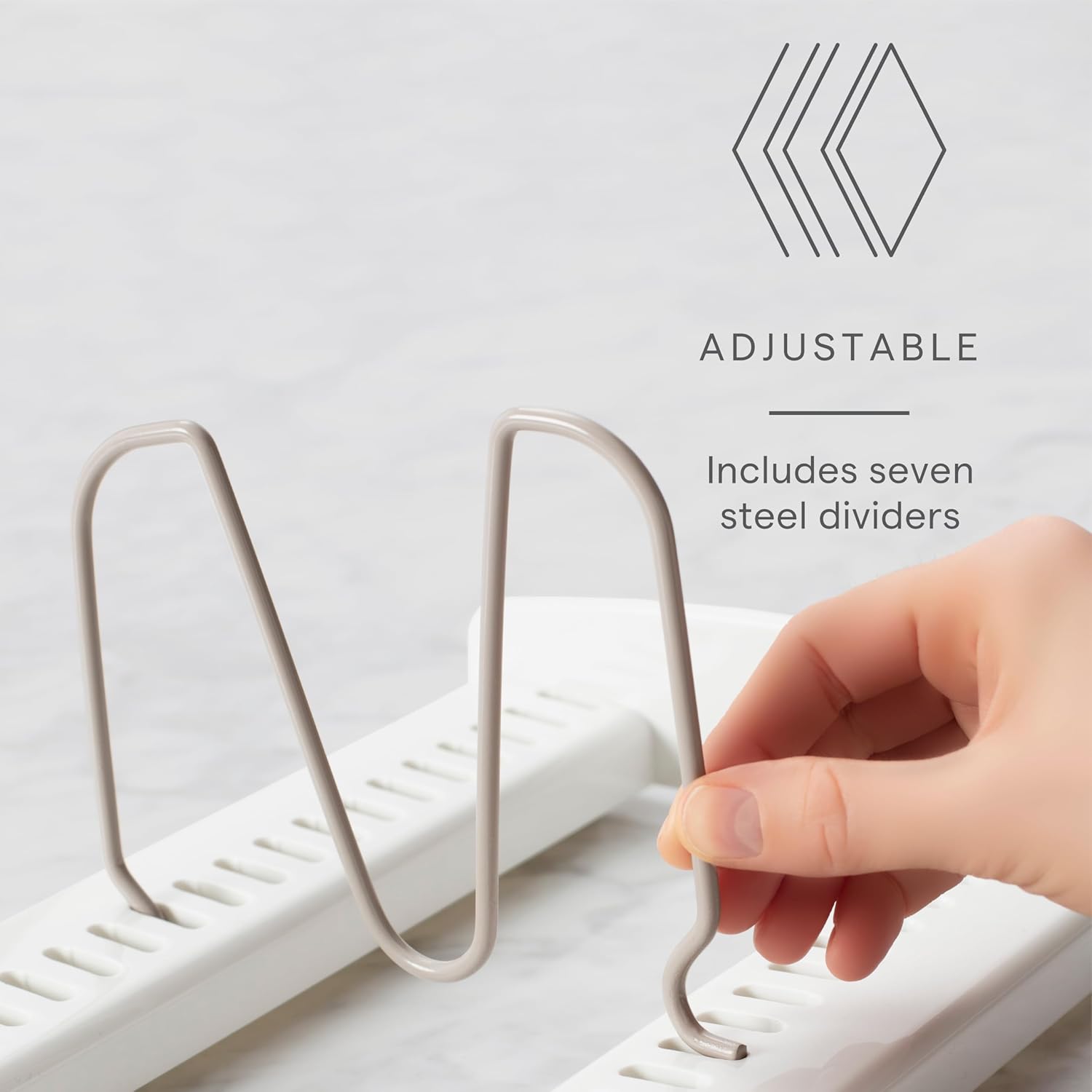Detalle 2 de YouCopia StoreMore Adjustable Pot Lid Organizer 1 🥘