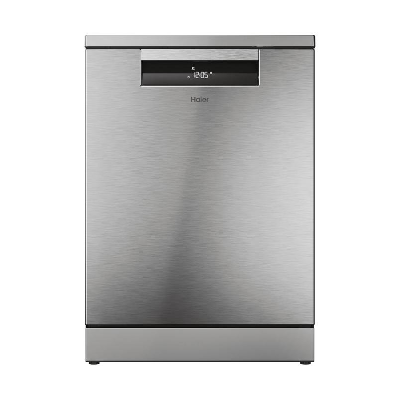 Detalle de Haier XF 4A4M4PX: lavavajillas independiente de 60 cm para 14 servicios con Wi‑Fi y secado extra