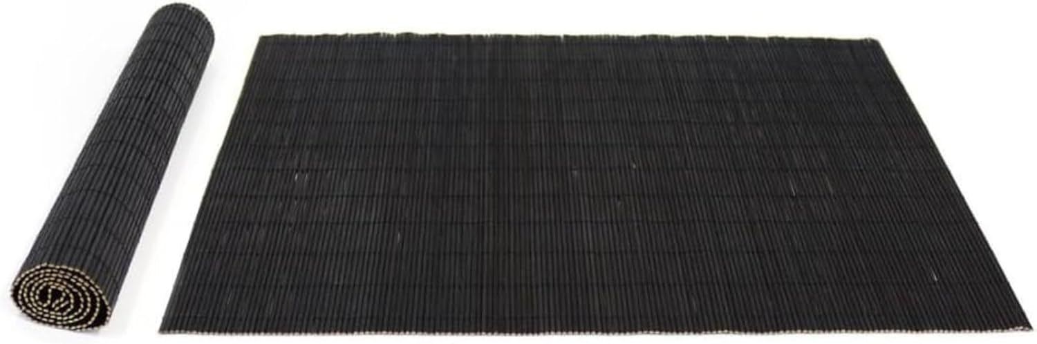 Detalle de PARENCE Woven Bamboo Table Mats, Set of 3, 30 x 45 cm