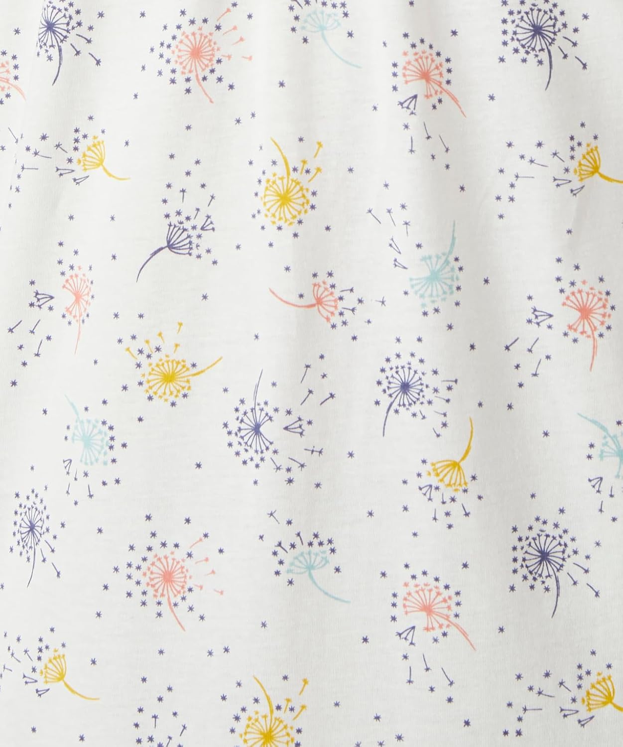 Thumbnail 4 de Damart – Lot de 2 chemises de nuit en jersey de coton peigné pour femme, Pissenlit multicolore