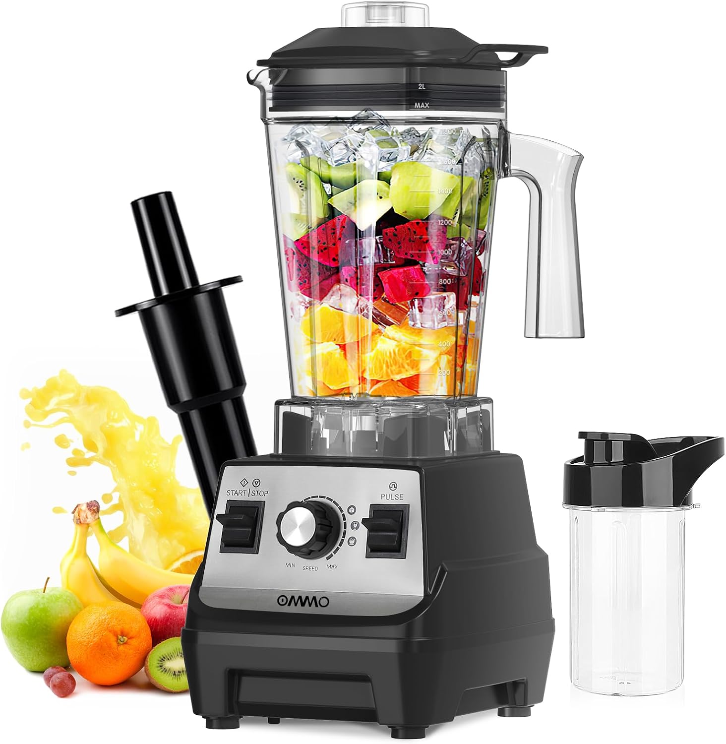 Detalle de OMMO Batidora de vaso 1,8 l 1800 W