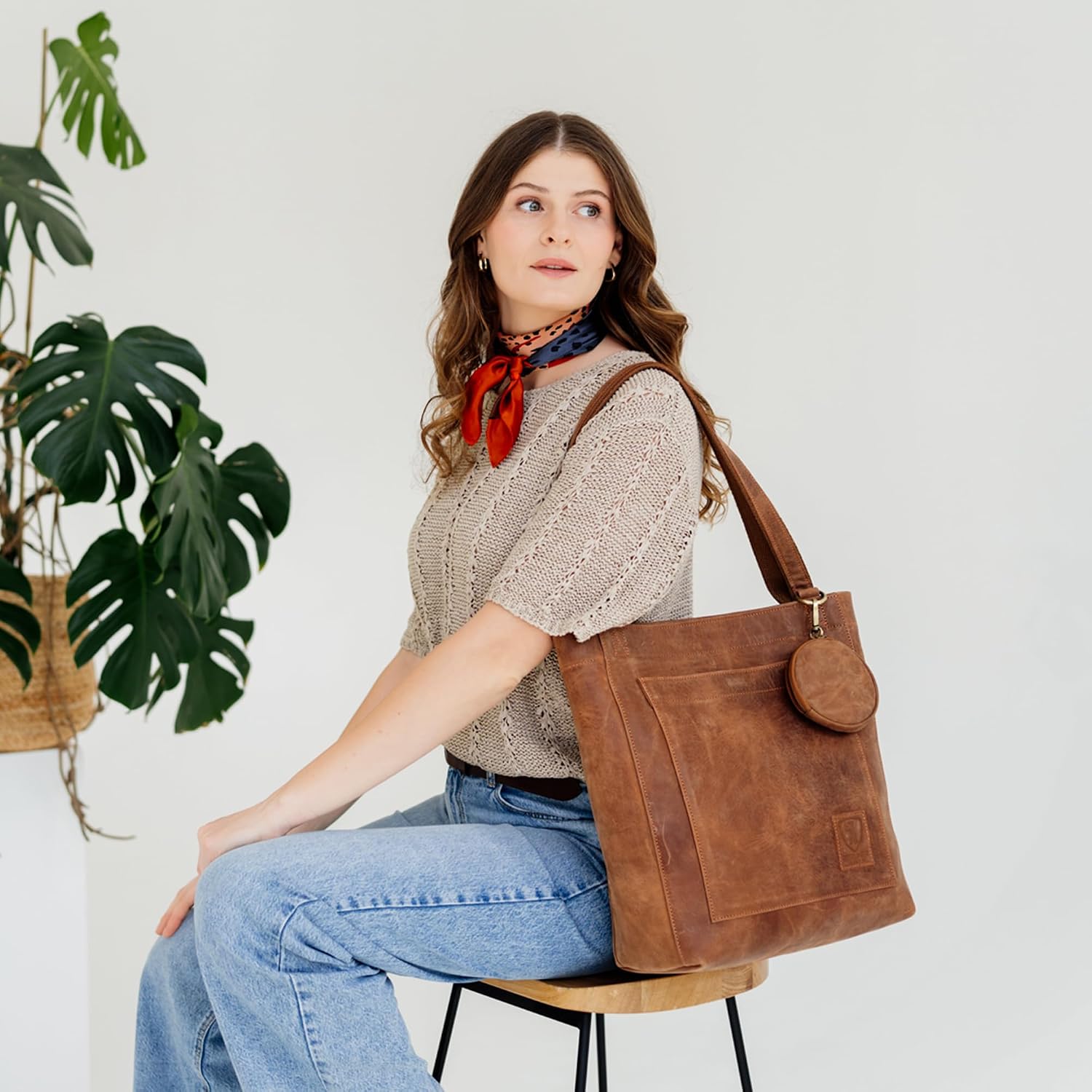 Detalle 2 de Berliner Bags Seville Grand Sac Cabas 35×40×11 cm