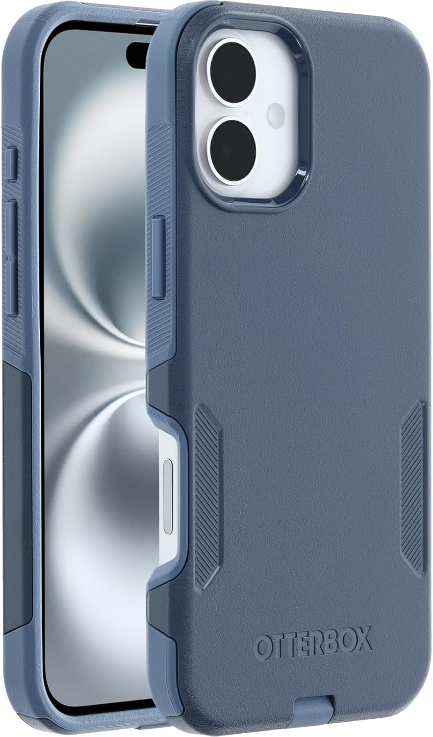 Detalle de OtterBox Cover per iPhone 16 Plus Commuter Series MagSafe: protezione affidabile con stile discreto