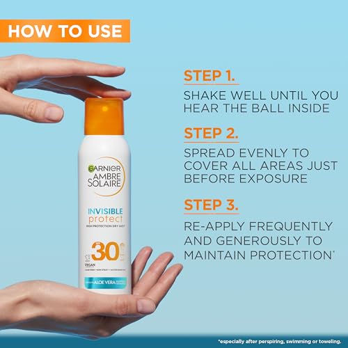 Thumbnail 2 de Garnier Ambre Solaire Face SPF 30 Invisible Protect Dry Mist 150ml