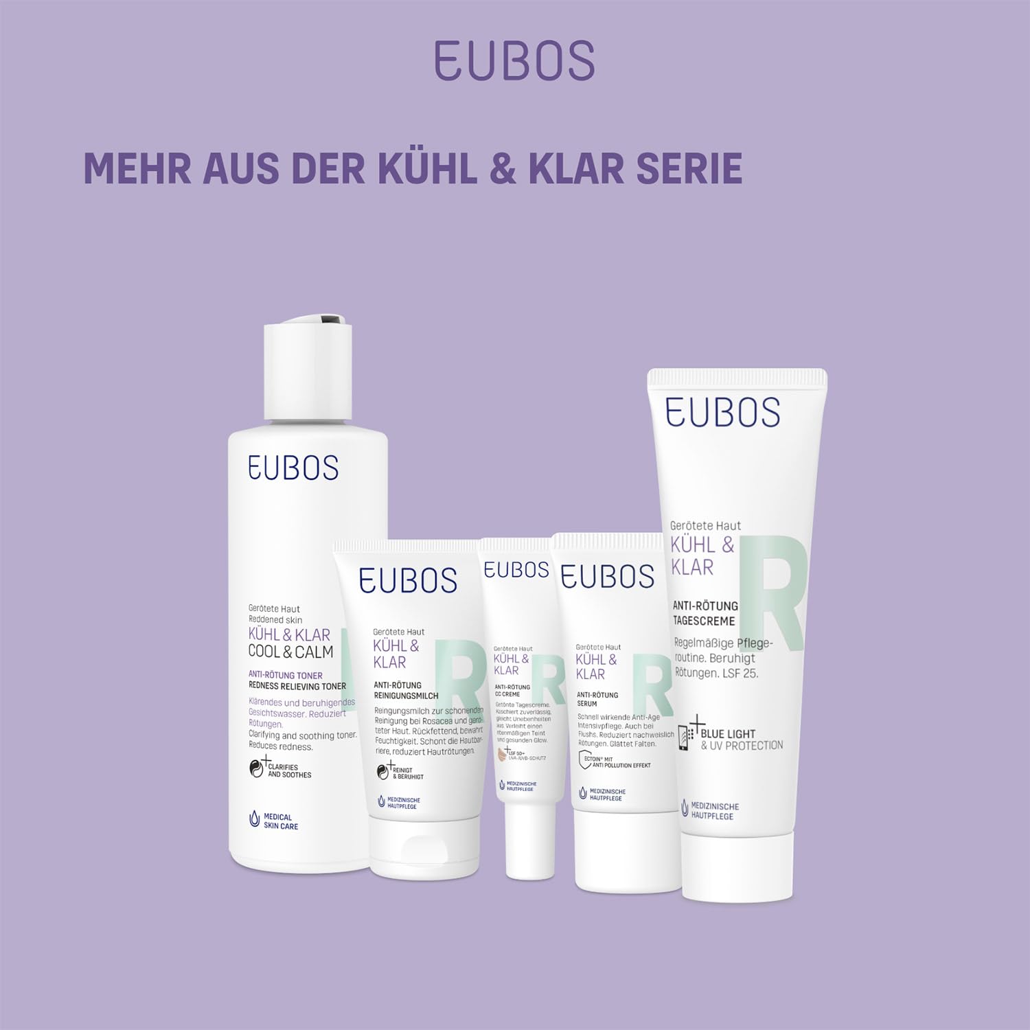 Detalle de EUBOS KÜHL & KLAR ANTI-RÖTUNG Intensivcreme – Beruhigende Pflege für empfindliche Haut