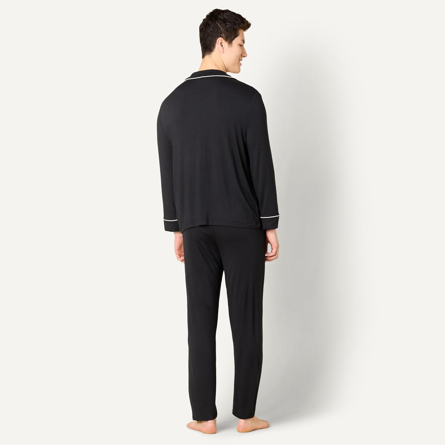 Thumbnail 4 de Amazon Essentials x Sofia Grainge men’s pyjama set with relaxed fit and modal jersey comfort