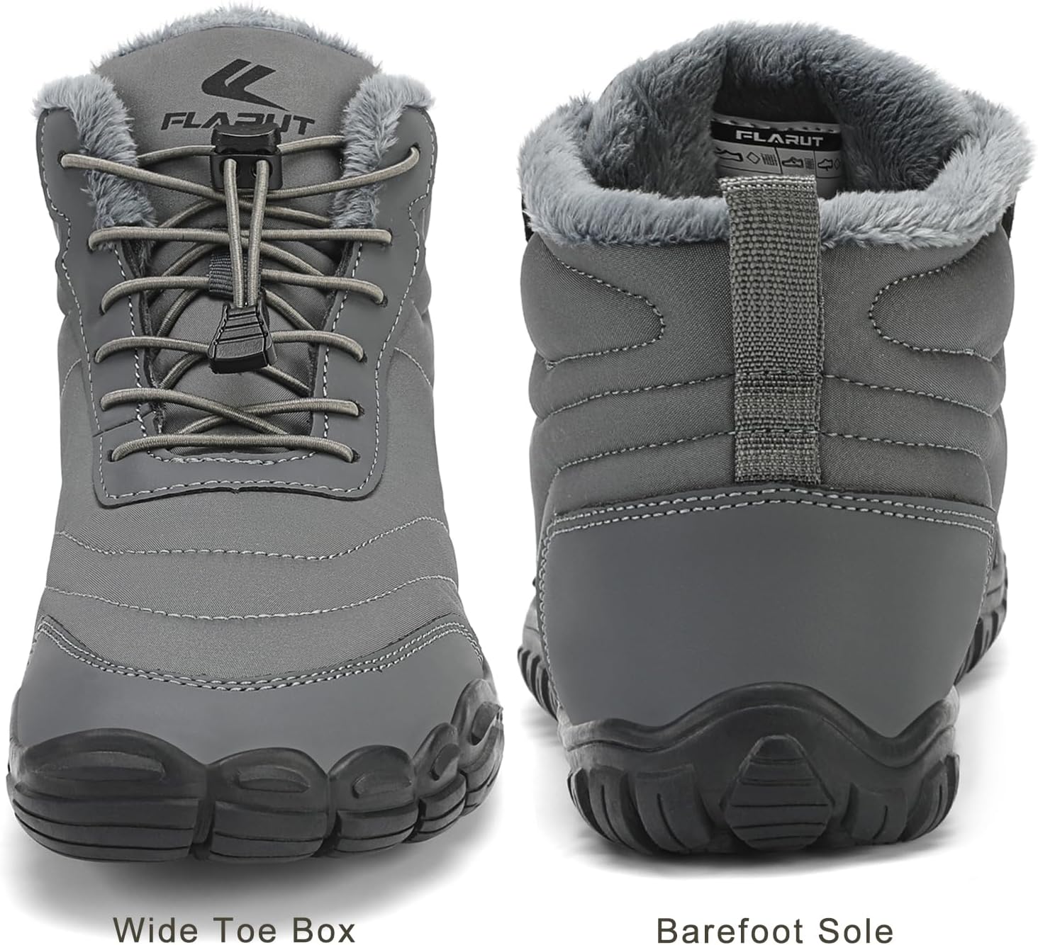 Thumbnail 4 de FLARUT Invierno Descalzo Zapatos Puntera Ancha