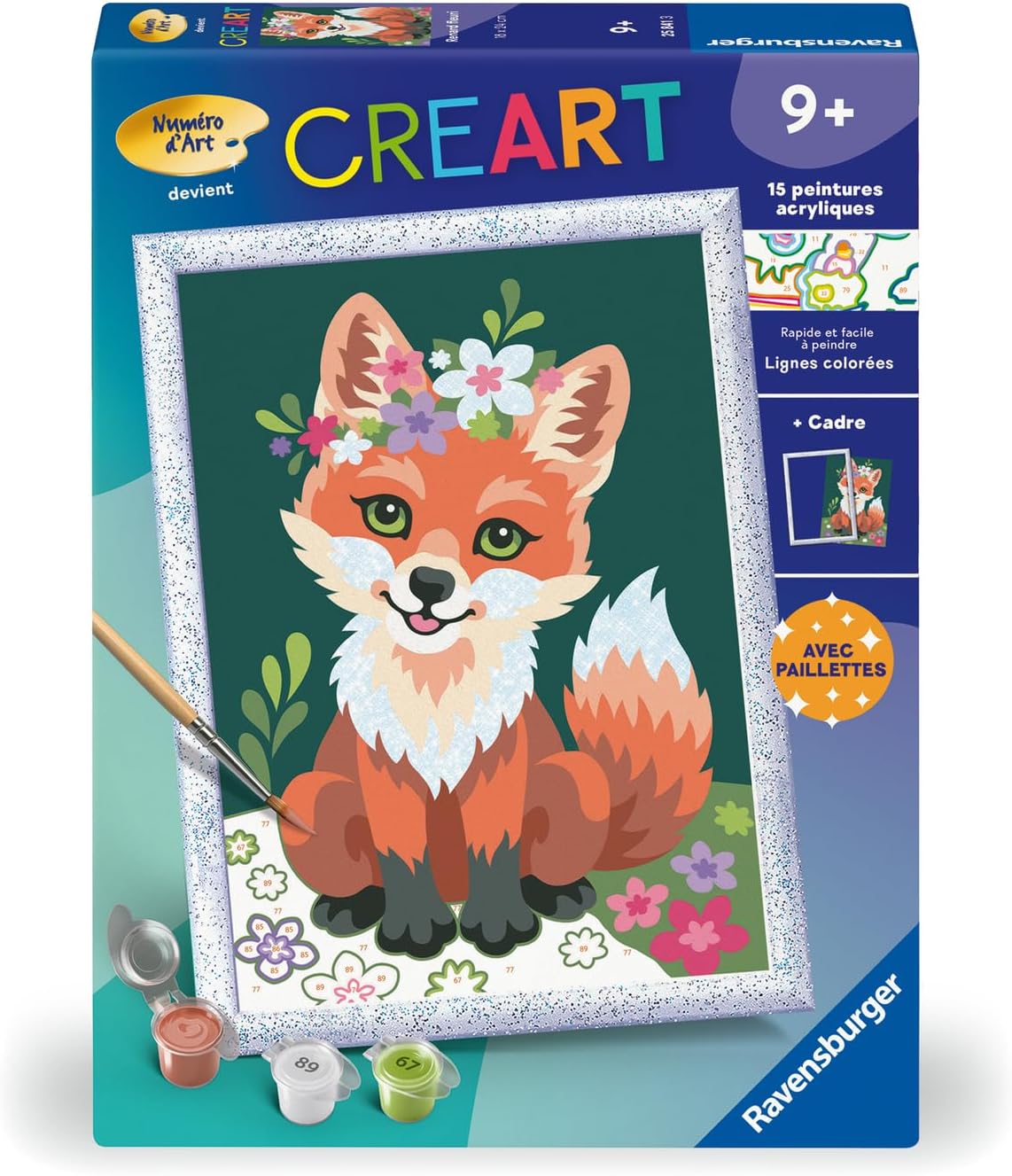 Detalle de Ravensburger CreArt Kids peinture par numéros 18x24