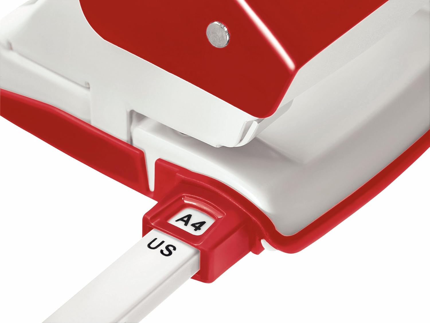 Detalle de Leitz 50080025 Nexxt Series WOW Metal Office Hole Punch – Red