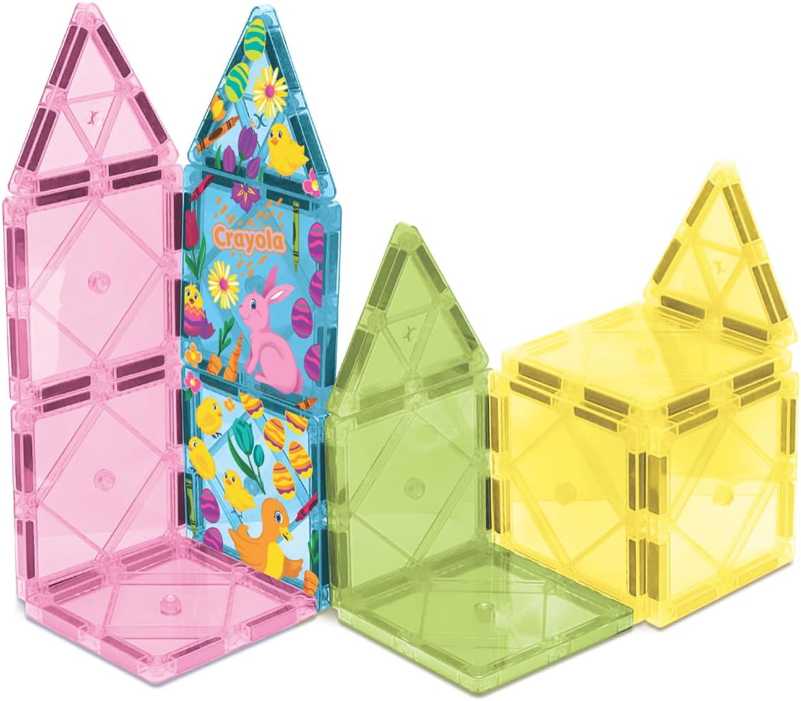 Detalle de CreateOn Crayola Magnetic Tile Set 14-Piece