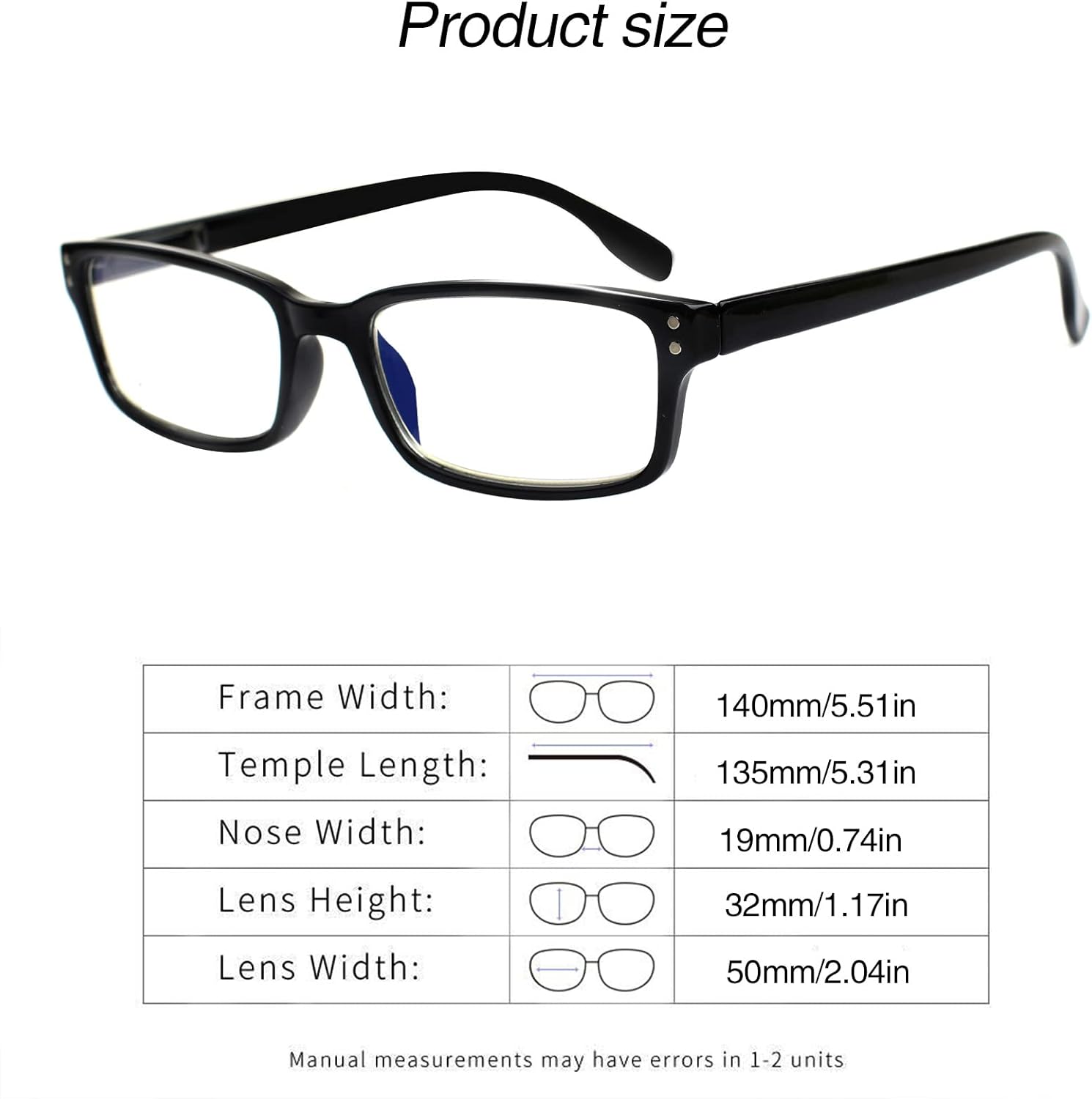 Thumbnail 1 de Kerecsen 6-Pack Reading Glasses with Blue Light Blocking and Spring Hinge — Comfort for Everyday Reading