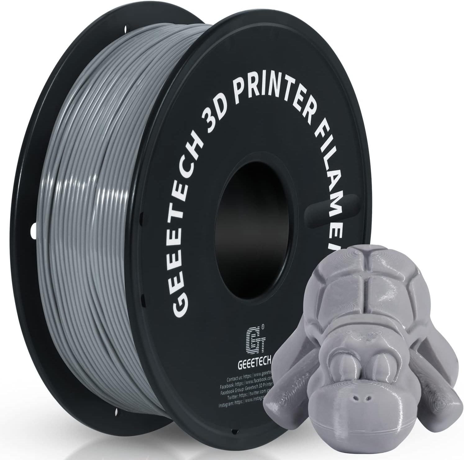 Detalle de GEEETECH TPU filament 1.75mm Schwarz 500g