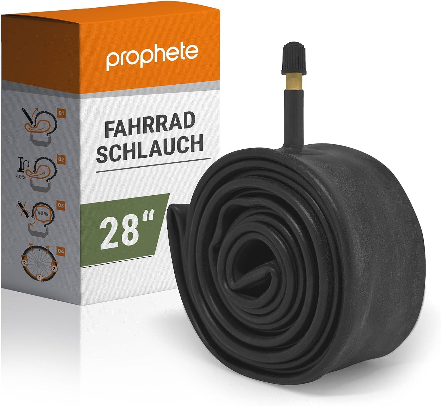 Prophete 2077818 Chambre à air 28 x 1,75 – fiabilité pour vos roues de vélo