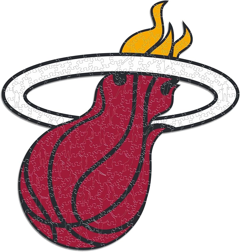Detalle de Iconic Puzzles Miami Heat Puzzle de madera 500 piezas 🧩