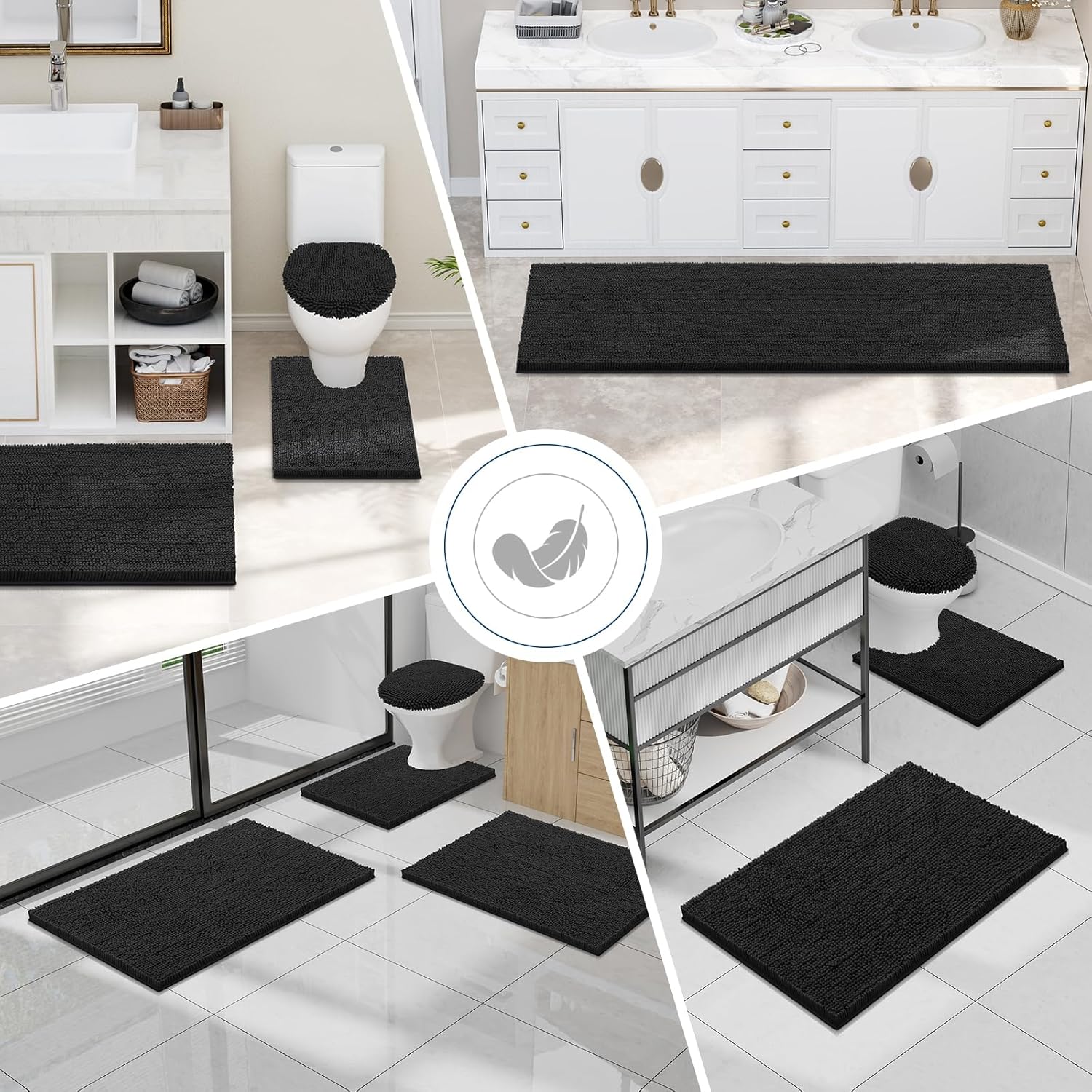 Thumbnail 6 de Smiry Luxury Chenille Rug 30x20