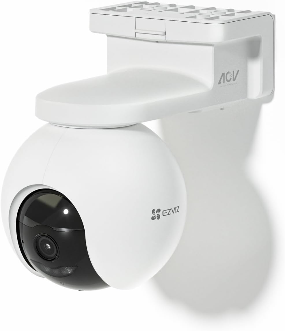 Detalle de EZVIZ CB8 Pro 4K draadloze buitencamera met 10400 mAh batterij en 360° zicht