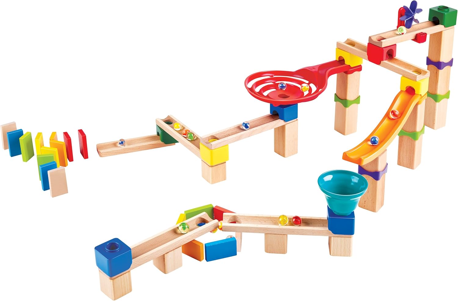 Detalle de Hape Piste de course Marble Run – Ensemble éducatif pour enfants dès 3 ans