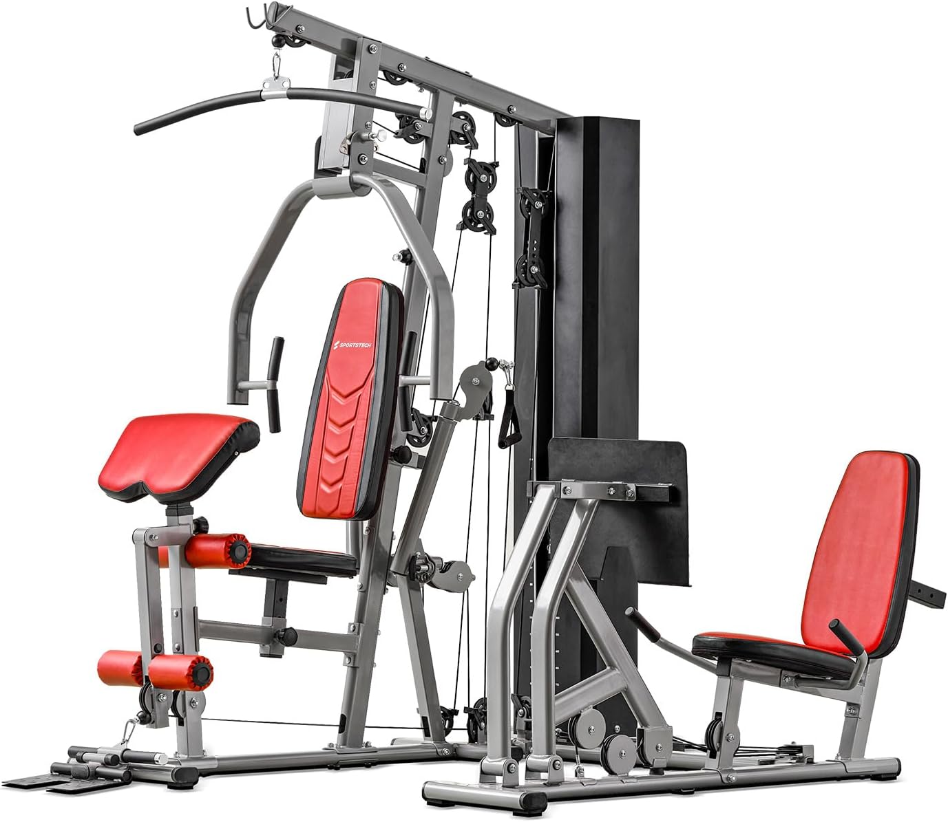 Detalle de Sportstech HGX100 estación de fuerza 45 ejercicios