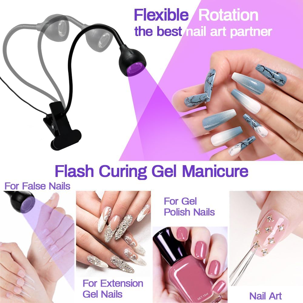 Thumbnail 1 de ASENTER 5W Lampe UV ongles compacte 💅