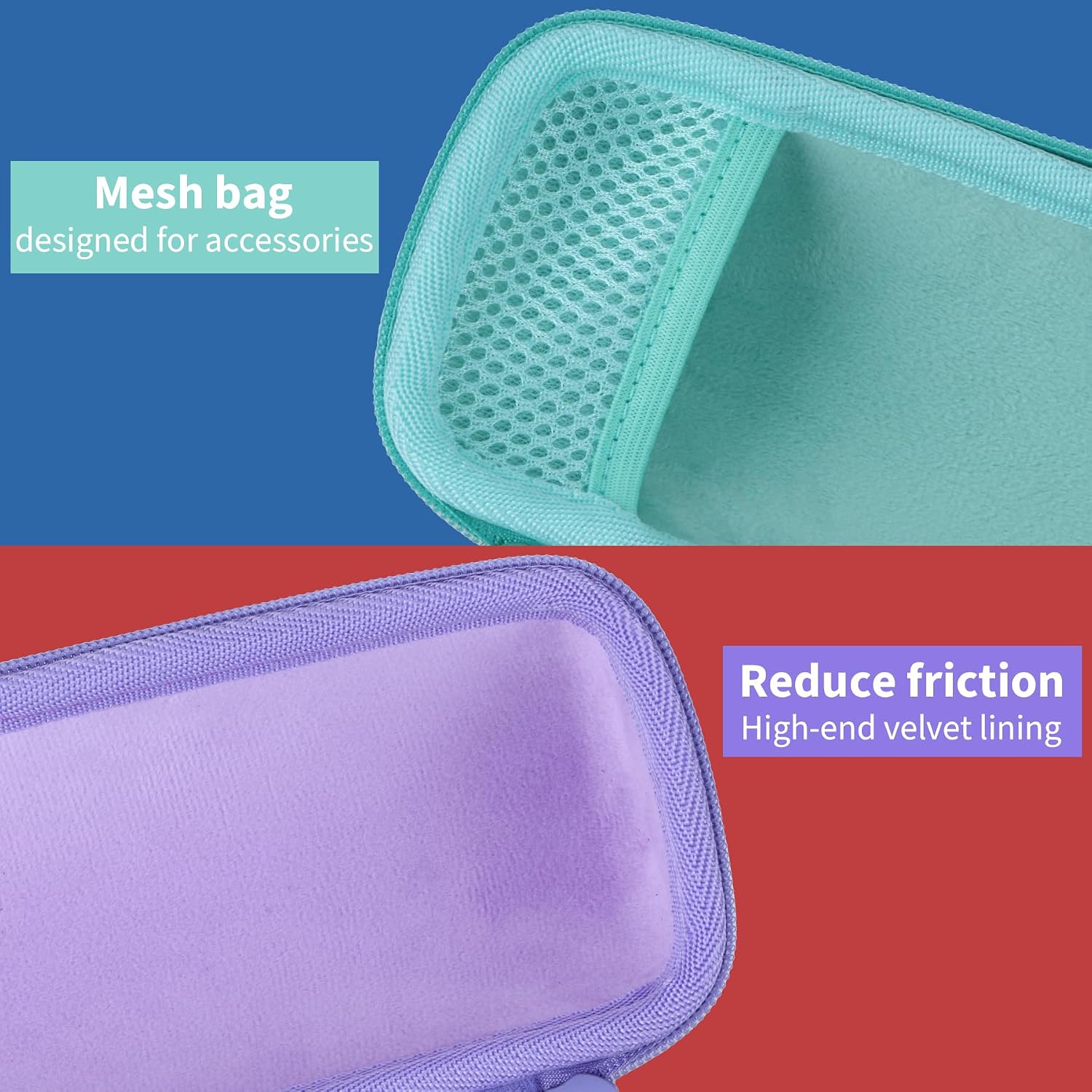 Detalle de Peyyargo Hart-Schutzhülle kompatibel mit JBL Flip 7/Flip 6/Flip 5 – harte Tasche mit Innenfächern