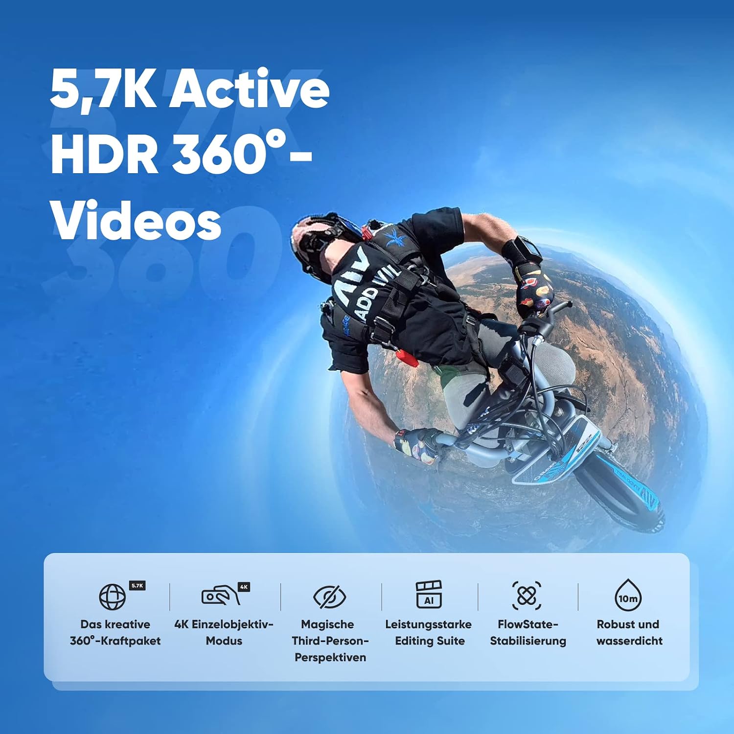 Detalle 2 de Insta360 X3 Motorrad Bundle