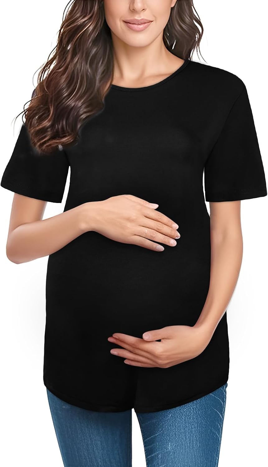 Detalle de Aolso Women's Nursing Shirt with Concealed Zip, Cotton Blend
