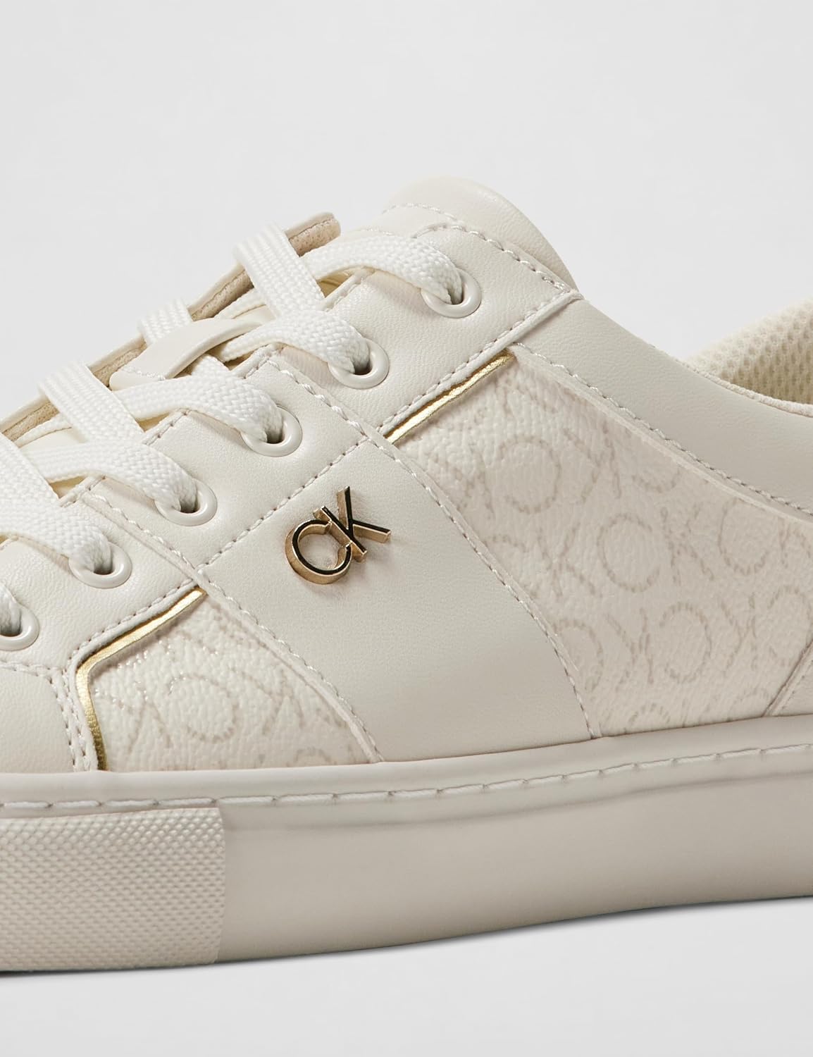 Detalle de Calvin Klein Femme Charie Basket — Basket décontractée CK avec laçage et logo CK