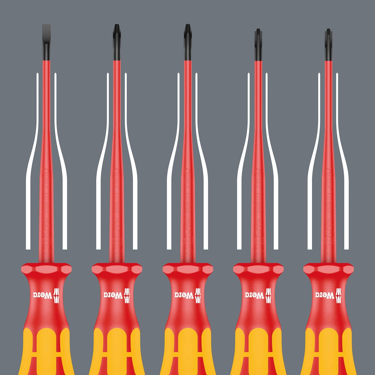 Thumbnail 3 de Wera 160 iSS/7 Schraubendrehersatz Kraftform Plus Serie 100 – 7-tlg.