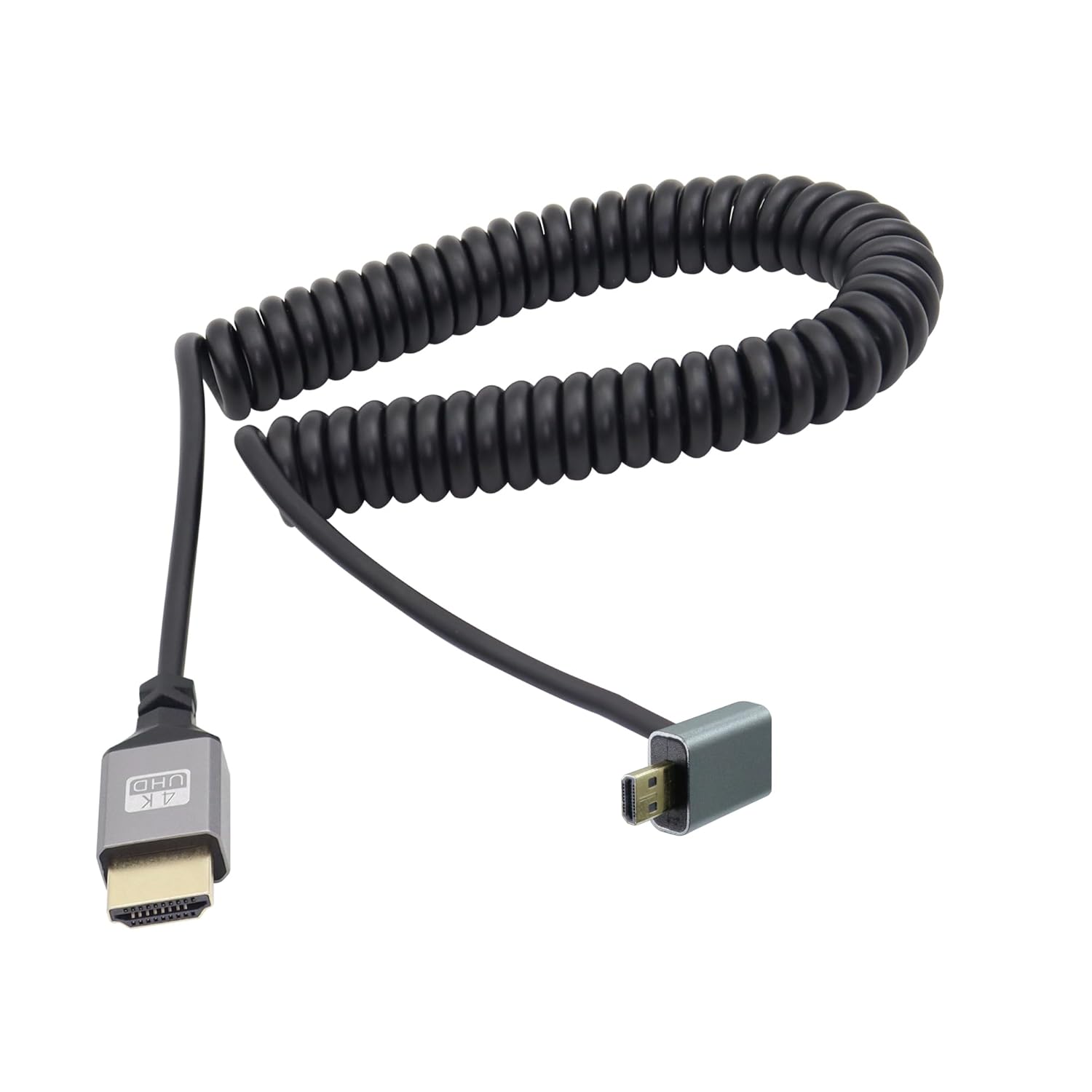 Detalle de RIIEYOCA Micro HDMI to HDMI 4K@60Hz 1.5m cable