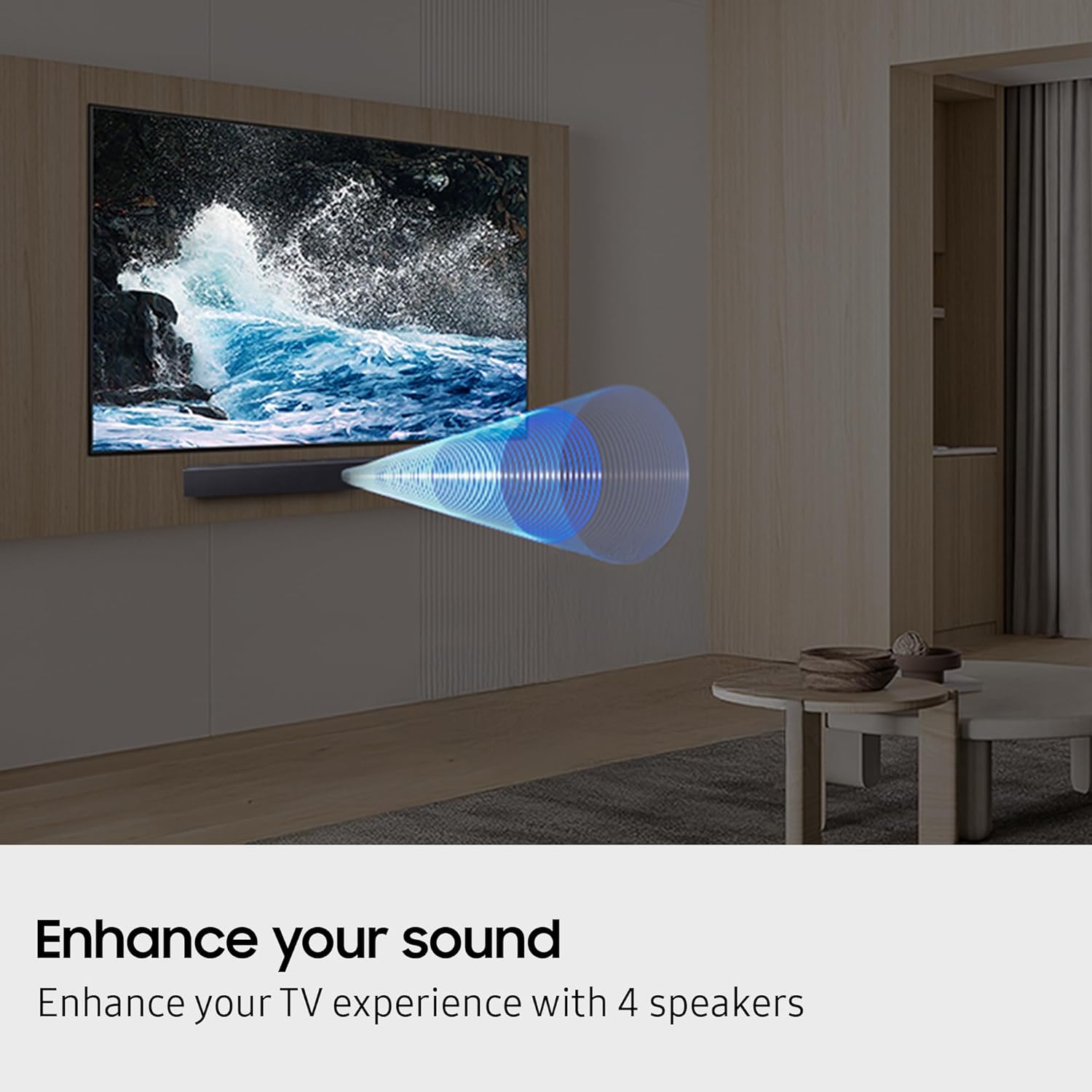 Detalle de Samsung B46CF 2.1ch B-series Soundbar with Subwoofer (2025)