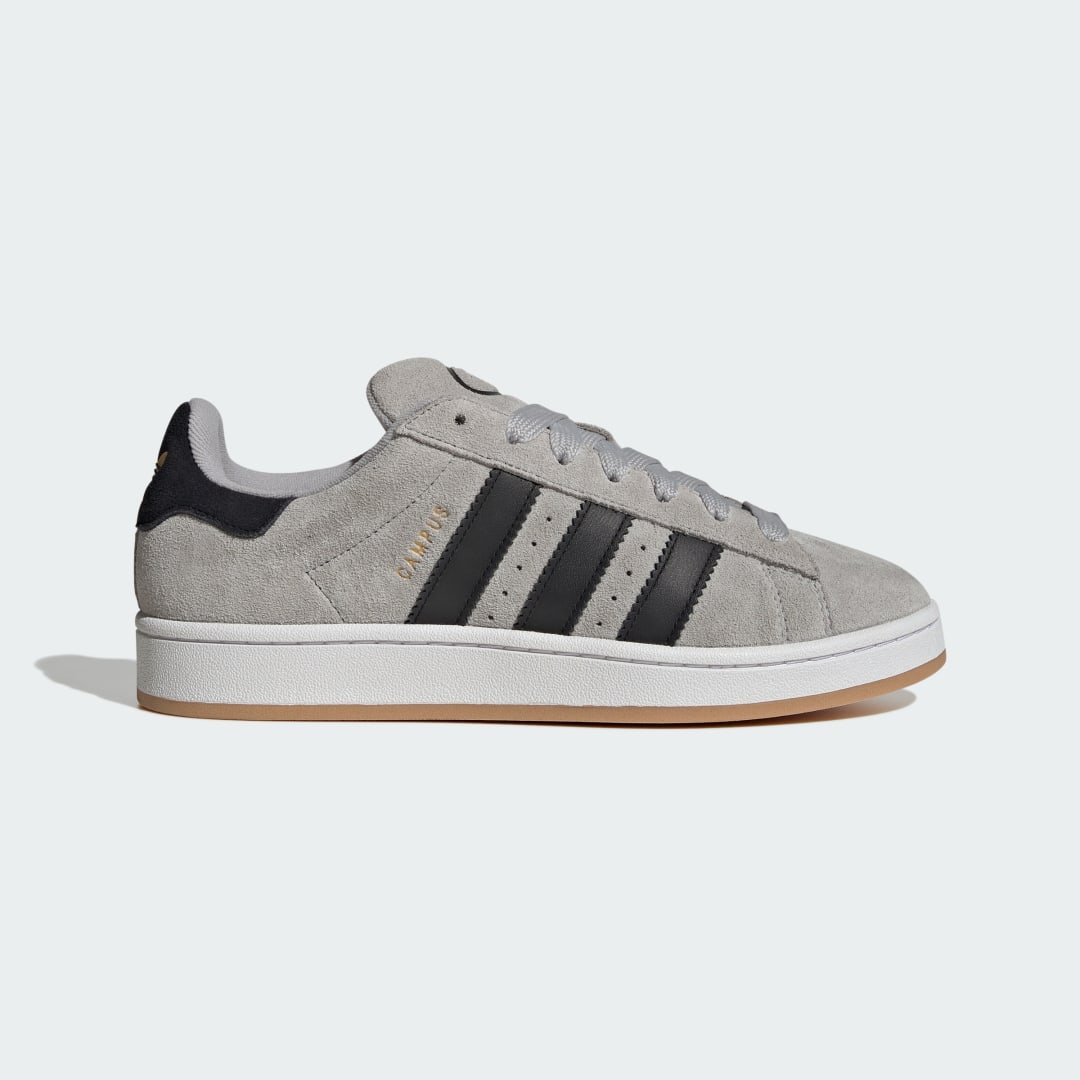 Detalle de Zapatilla Campus 00s de Adidas – gris, estilo urbano con alma retro