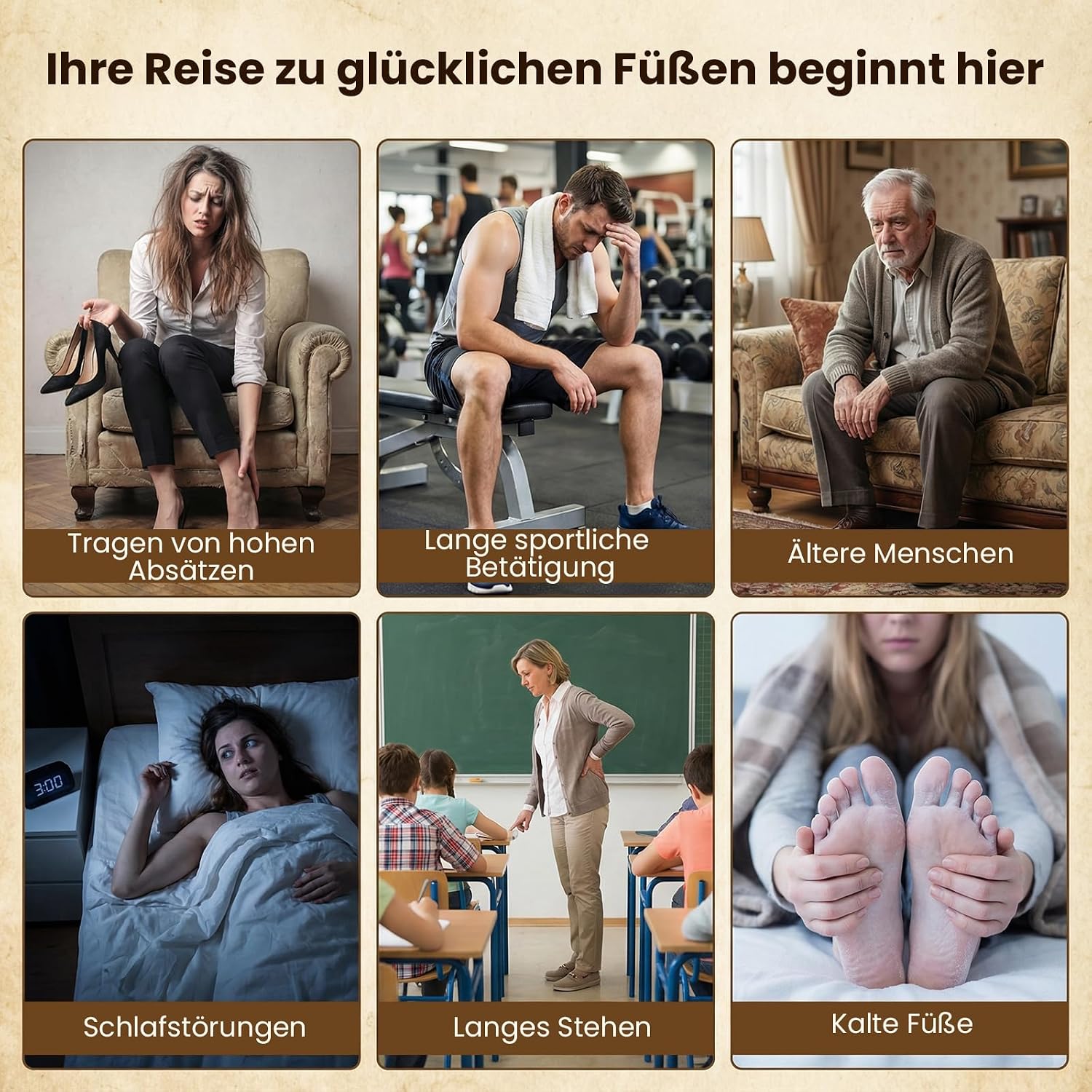 Thumbnail 6 de Medic Durchblutungs-Stimulator Füße Beine – EMS Fußmassagegerät mit Rotlicht (660 nm + 850 nm) und 4 TENS-Pads