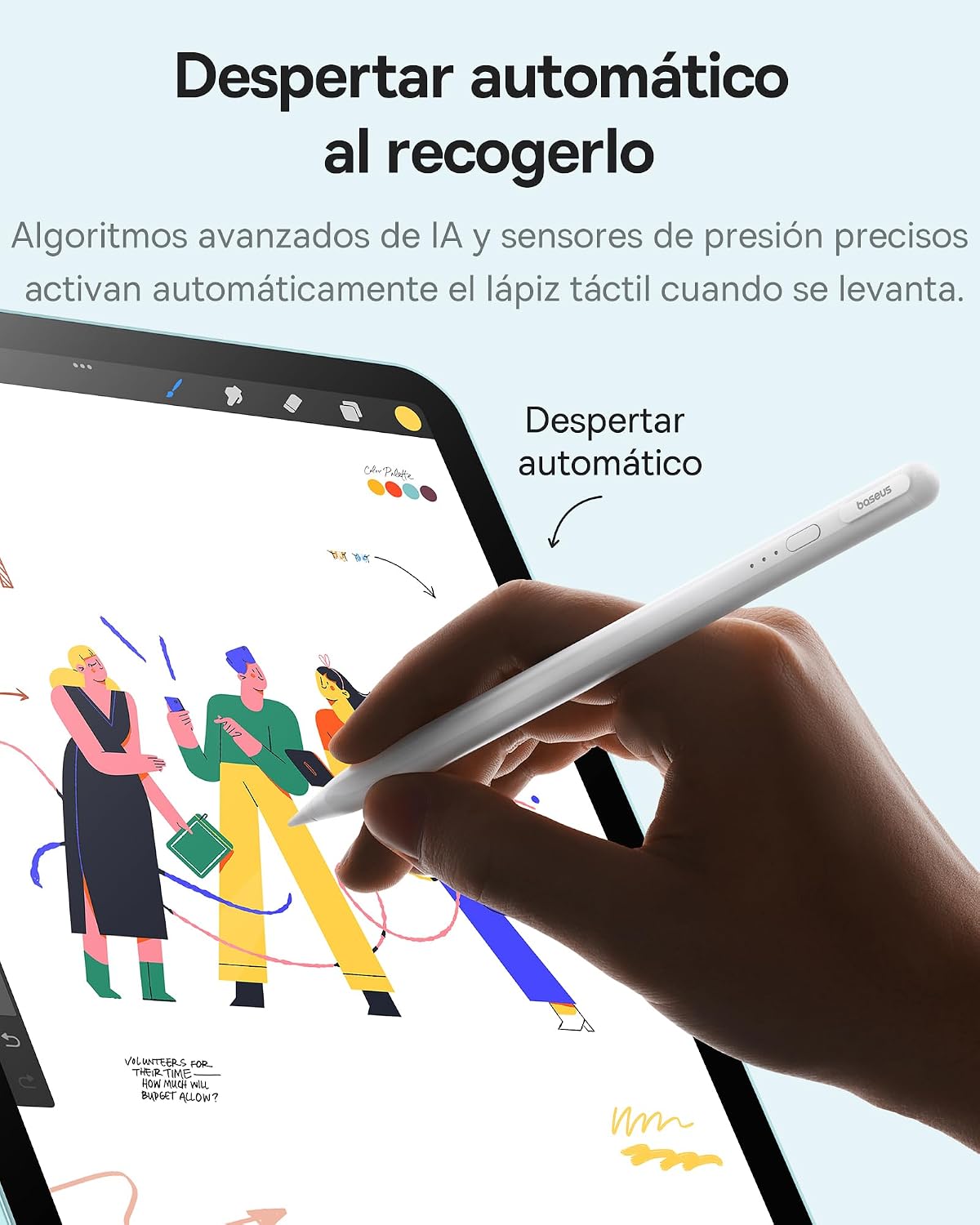 Thumbnail 1 de Baseus Lápiz Original para iPad con 32 Funciones ✏