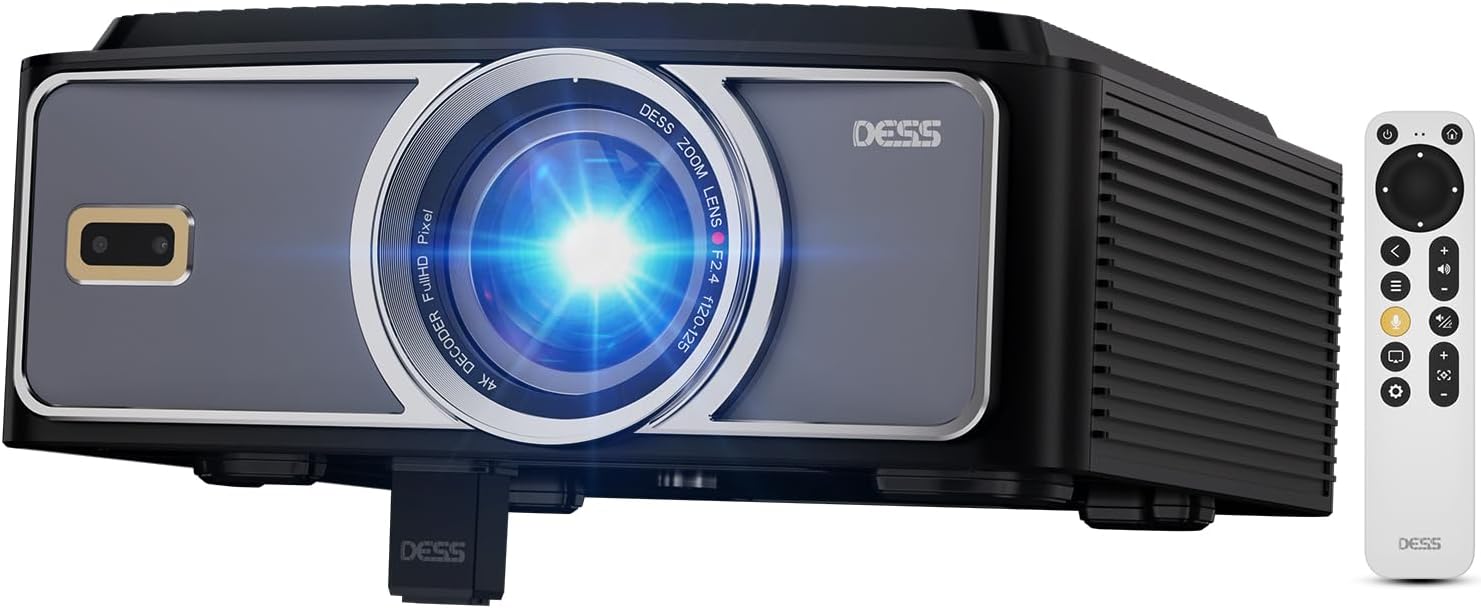 Thumbnail 1 de DESS C5 Pro Beamer 4K mit Tageslicht-Modus, 1.500 ANSI-Lumen, Autofokus und WiFi 6 + Bluetooth