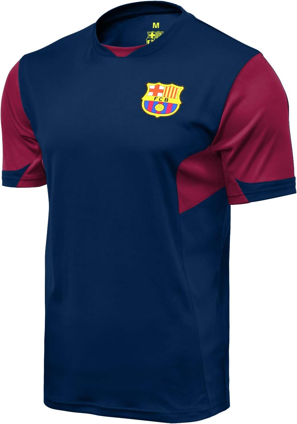 Icon Sports Group FCB-07 FCバルセロナ公式ライセンス サッカーポリエステルシャツジャージ M ブルー