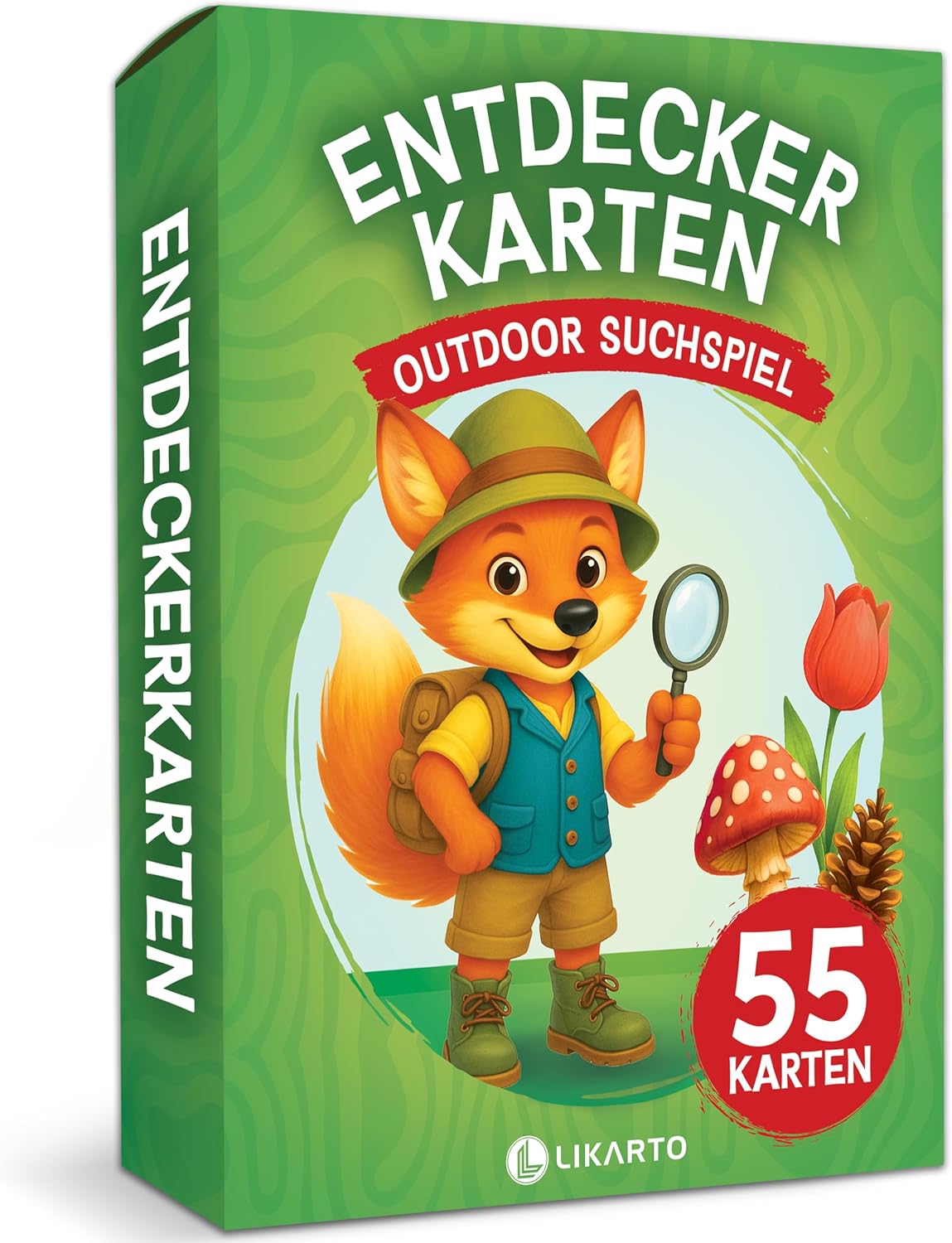 Detalle de LIKARTO Entdeckerkarten 55 Karten für Kinder