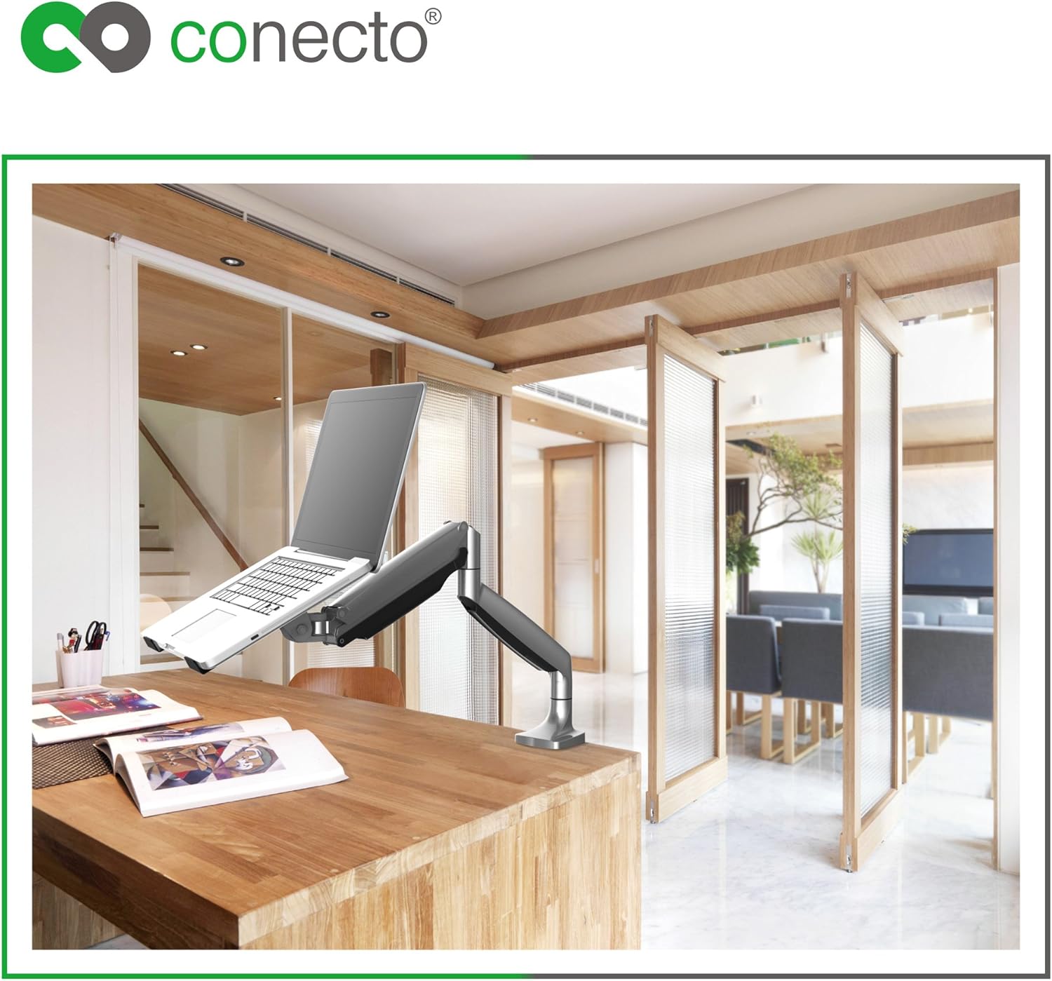 Thumbnail 5 de conecto SA-CC50313-V2 : support pour ordinateur portable VESA 75x75 à 100x100 (charge 9,0 kg)