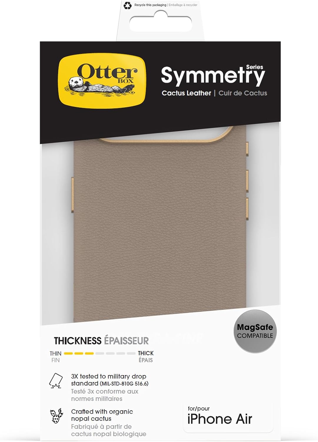Thumbnail 4 de OtterBox Symmetry Cactus Leather MagSafe per iPhone Air