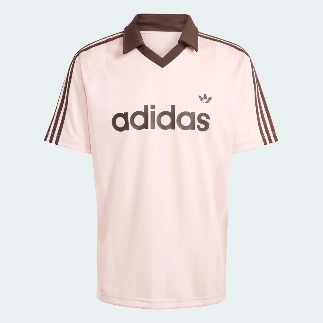 Detalle 2 de Camiseta Técnica con Cuello Archive de Adidas — Rosa