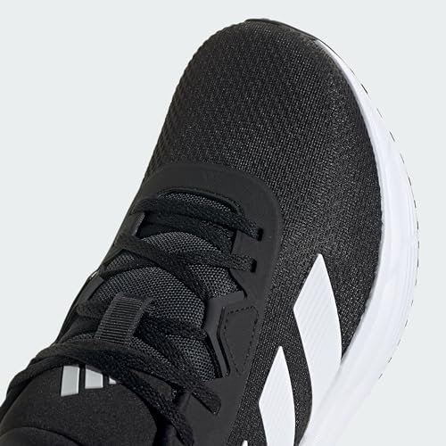 Detalle de adidas Men's Galaxy 7 Running Shoes – Core Black/Cloud White/Carbon (UK 10)