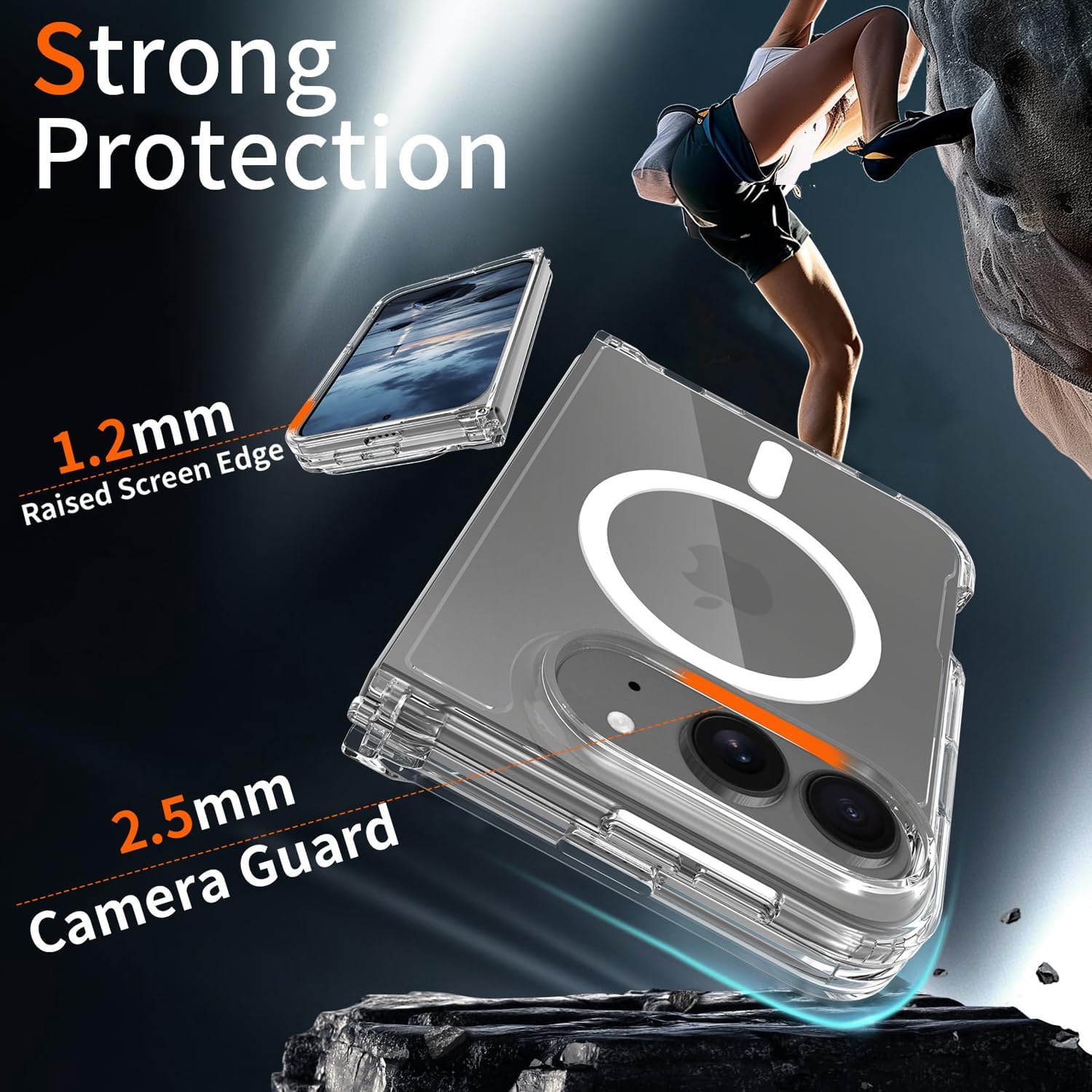 Thumbnail 6 de Gufiire iPhone Duo Case iPhone Duo用ケース MagSafe対応・画面保護・ヒンジカバー付き