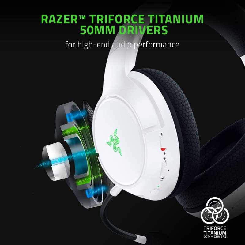 Detalle 2 de Razer Kaira Pro auriculares 50 mm Bluetooth 5,0