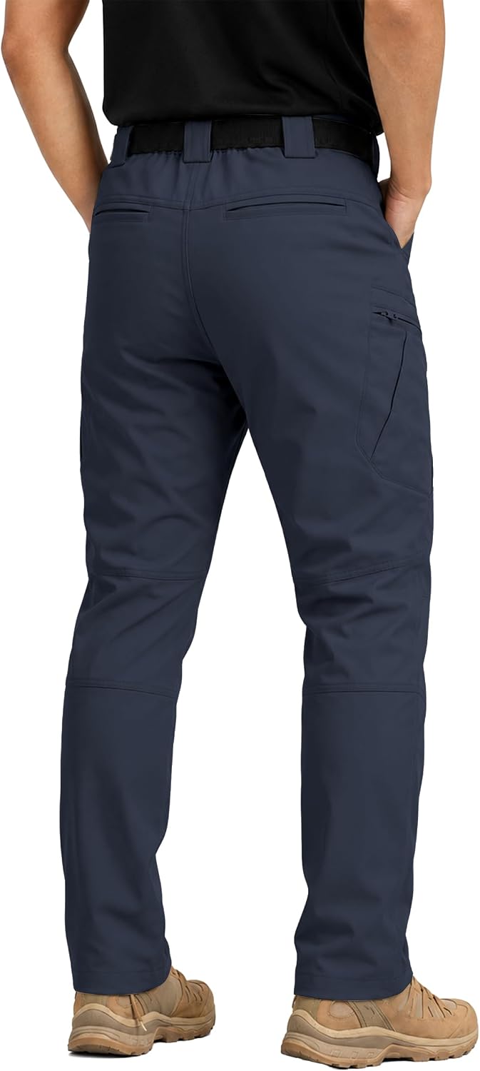Detalle de Pillxter Men's Stretch Tactical Cargo Pants, 4-Way Stretch, 6 Pockets